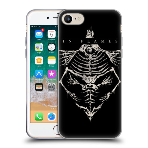 In Flames Metal Grunge Jesterhead Bones Soft Gel Case for Apple iPhone 7 / 8 / SE 2020 & 2022