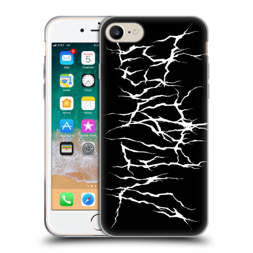 In Flames Metal Grunge Metal Logo Soft Gel Case for Apple iPhone 7 / 8 / SE 2020 & 2022