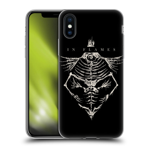 In Flames Metal Grunge Jesterhead Bones Soft Gel Case for Apple iPhone X / iPhone XS