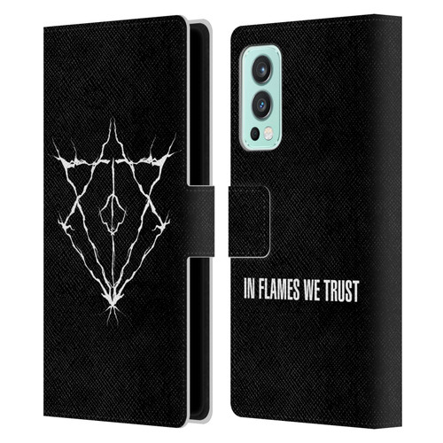 In Flames Metal Grunge Jesterhead Logo Leather Book Wallet Case Cover For OnePlus Nord 2 5G