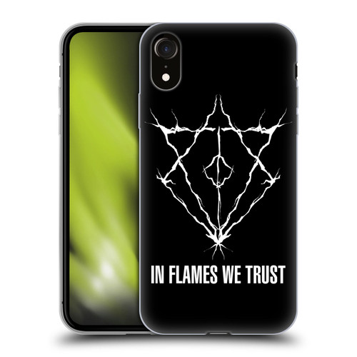 In Flames Metal Grunge Jesterhead Logo Soft Gel Case for Apple iPhone XR