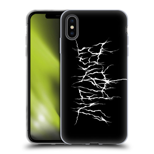 In Flames Metal Grunge Metal Logo Soft Gel Case for Apple iPhone XS Max