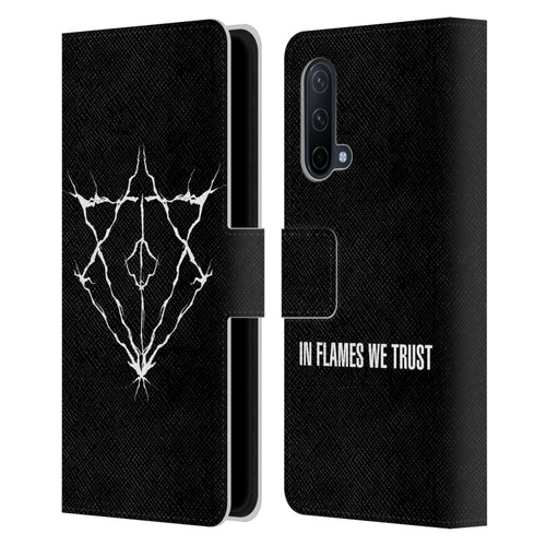 In Flames Metal Grunge Jesterhead Logo Leather Book Wallet Case Cover For OnePlus Nord CE 5G