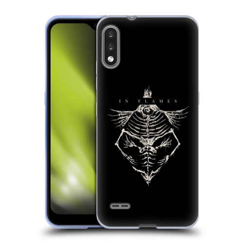 In Flames Metal Grunge Jesterhead Bones Soft Gel Case for LG K22