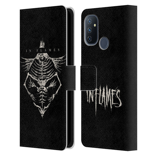 In Flames Metal Grunge Jesterhead Bones Leather Book Wallet Case Cover For OnePlus Nord N100