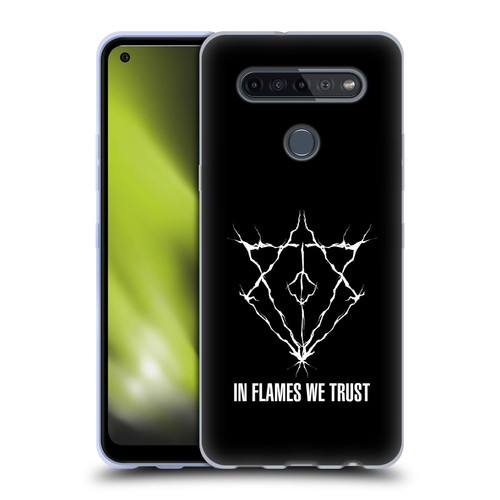 In Flames Metal Grunge Jesterhead Logo Soft Gel Case for LG K51S