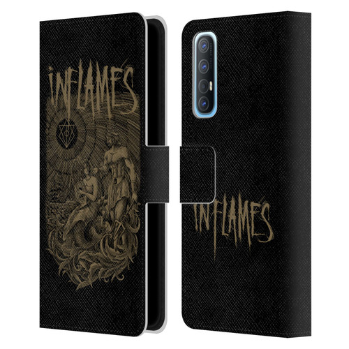 In Flames Metal Grunge Adventures Leather Book Wallet Case Cover For OPPO Find X2 Neo 5G