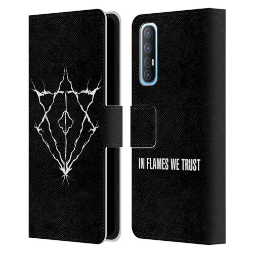 In Flames Metal Grunge Jesterhead Logo Leather Book Wallet Case Cover For OPPO Find X2 Neo 5G
