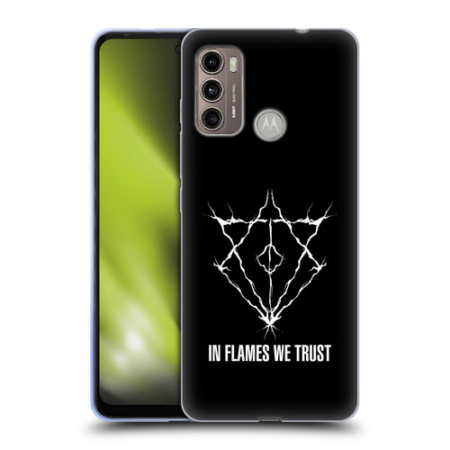 In Flames Metal Grunge Jesterhead Logo Soft Gel Case for Motorola Moto G60 / Moto G40 Fusion