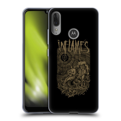 In Flames Metal Grunge Adventures Soft Gel Case for Motorola Moto E6 Plus