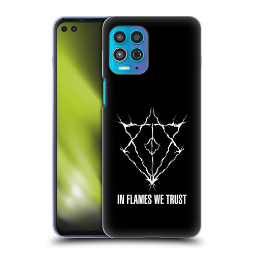 In Flames Metal Grunge Jesterhead Logo Soft Gel Case for Motorola Moto G100