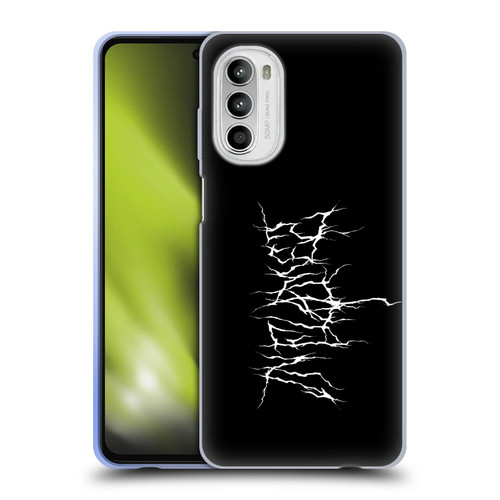 In Flames Metal Grunge Metal Logo Soft Gel Case for Motorola Moto G52