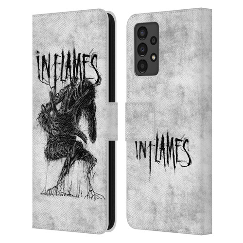 In Flames Metal Grunge Big Creature Leather Book Wallet Case Cover For Samsung Galaxy A13 (2022)
