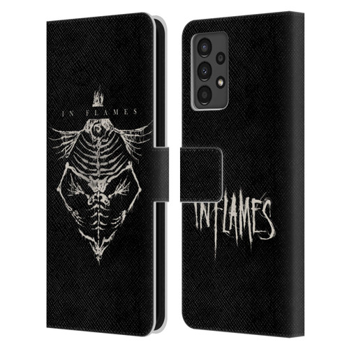 In Flames Metal Grunge Jesterhead Bones Leather Book Wallet Case Cover For Samsung Galaxy A13 (2022)