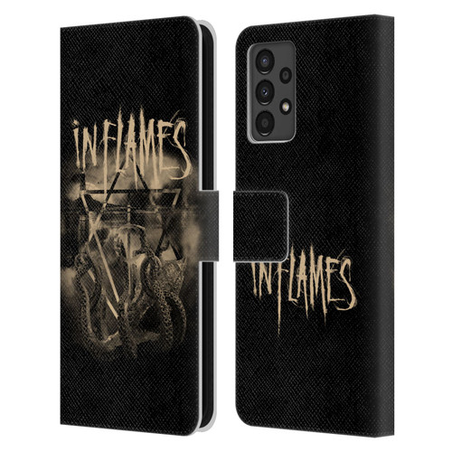 In Flames Metal Grunge Octoflames Leather Book Wallet Case Cover For Samsung Galaxy A13 (2022)
