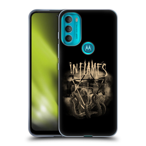 In Flames Metal Grunge Octoflames Soft Gel Case for Motorola Moto G71 5G