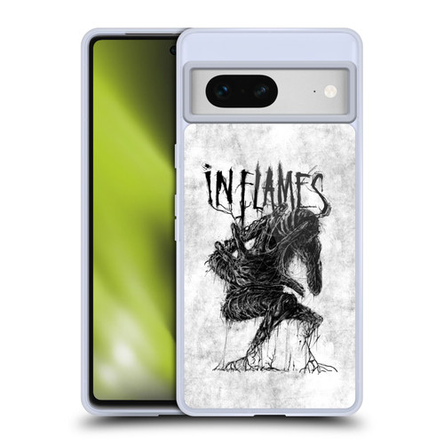 In Flames Metal Grunge Big Creature Soft Gel Case for Google Pixel 7