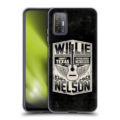 Willie Nelson Grunge Flying Guitar Soft Gel Case for HTC Desire 21 Pro 5G