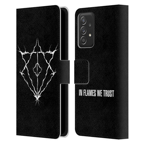 In Flames Metal Grunge Jesterhead Logo Leather Book Wallet Case Cover For Samsung Galaxy A52 / A52s / 5G (2021)