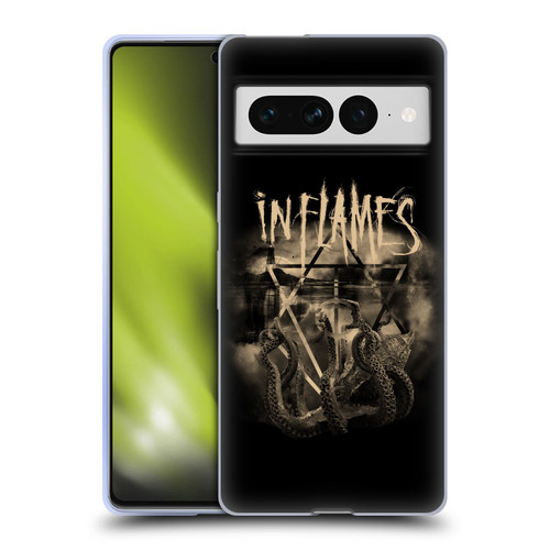 In Flames Metal Grunge Octoflames Soft Gel Case for Google Pixel 7 Pro