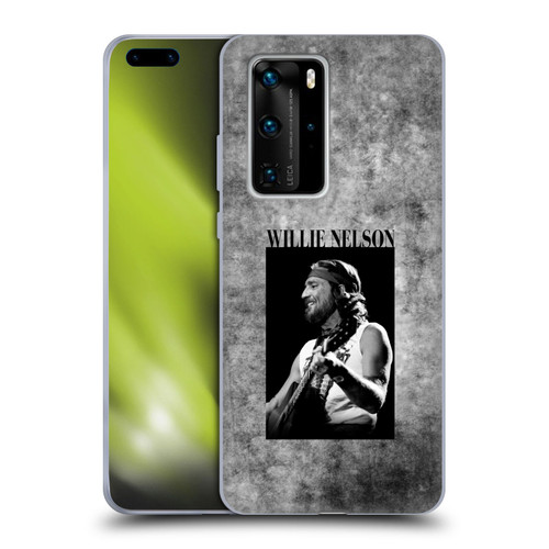 Willie Nelson Grunge Black And White Soft Gel Case for Huawei P40 Pro / P40 Pro Plus 5G