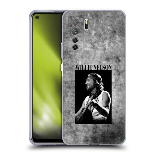 Willie Nelson Grunge Black And White Soft Gel Case for Huawei Nova 7 SE/P40 Lite 5G