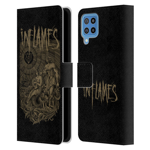 In Flames Metal Grunge Adventures Leather Book Wallet Case Cover For Samsung Galaxy F22 (2021)