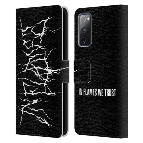 In Flames Metal Grunge Metal Logo Leather Book Wallet Case Cover For Samsung Galaxy S20 FE / 5G