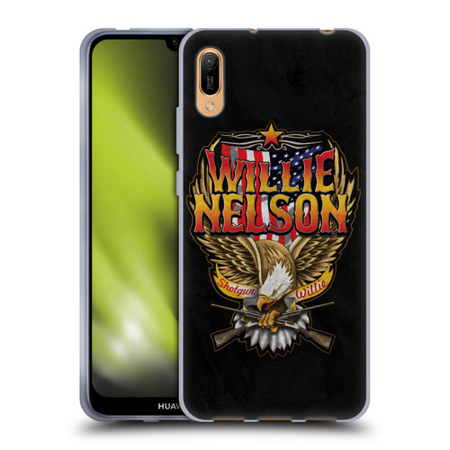Willie Nelson Grunge Eagle Soft Gel Case for Huawei Y6 Pro (2019)
