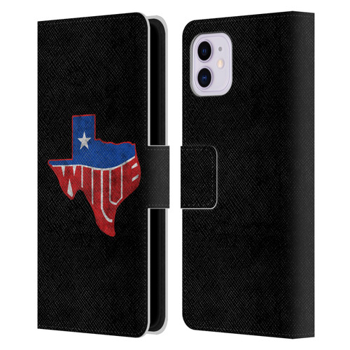 Willie Nelson Grunge Texas Leather Book Wallet Case Cover For Apple iPhone 11