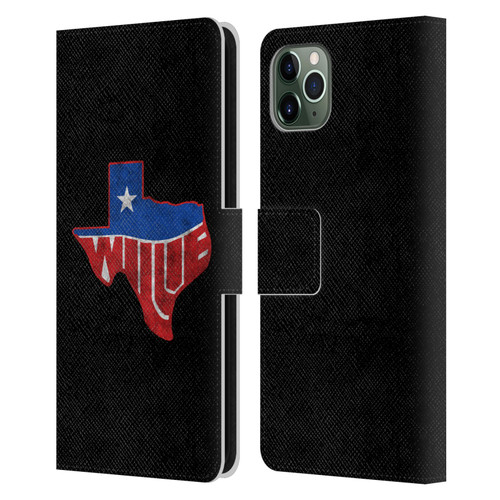 Willie Nelson Grunge Texas Leather Book Wallet Case Cover For Apple iPhone 11 Pro Max