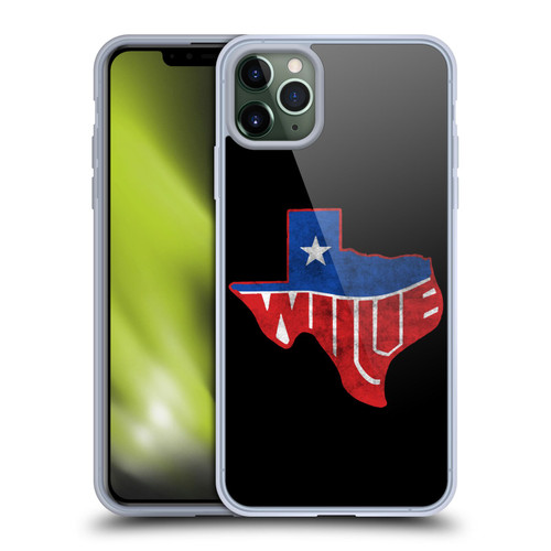 Willie Nelson Grunge Texas Soft Gel Case for Apple iPhone 11 Pro Max
