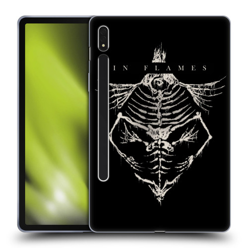 In Flames Metal Grunge Jesterhead Bones Soft Gel Case for Samsung Galaxy Tab S8