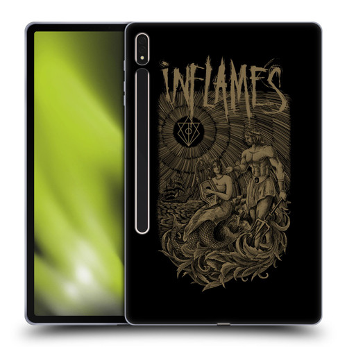 In Flames Metal Grunge Adventures Soft Gel Case for Samsung Galaxy Tab S8 Plus