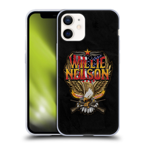 Willie Nelson Grunge Eagle Soft Gel Case for Apple iPhone 12 Mini