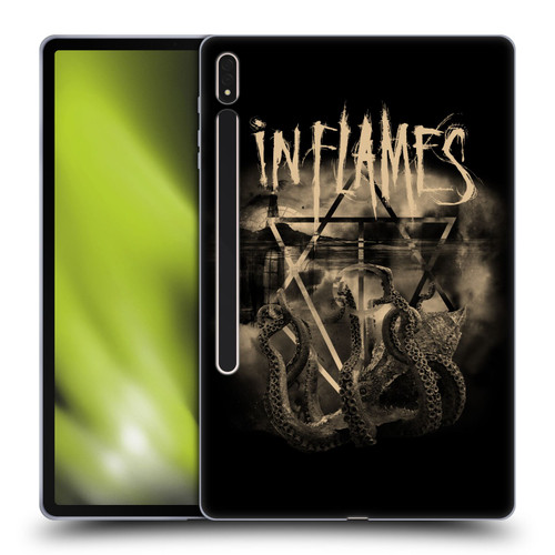 In Flames Metal Grunge Octoflames Soft Gel Case for Samsung Galaxy Tab S8 Plus