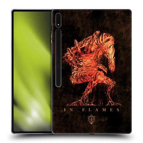 In Flames Metal Grunge Creature Soft Gel Case for Samsung Galaxy Tab S8 Ultra