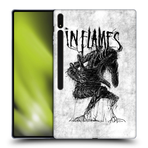 In Flames Metal Grunge Big Creature Soft Gel Case for Samsung Galaxy Tab S8 Ultra