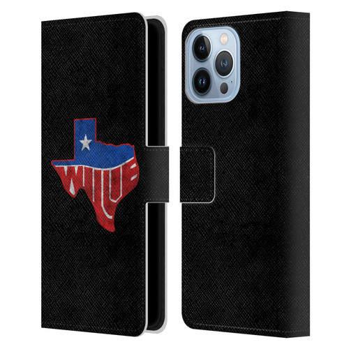 Willie Nelson Grunge Texas Leather Book Wallet Case Cover For Apple iPhone 13 Pro Max