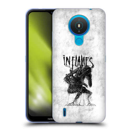 In Flames Metal Grunge Big Creature Soft Gel Case for Nokia 1.4