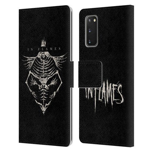 In Flames Metal Grunge Jesterhead Bones Leather Book Wallet Case Cover For Samsung Galaxy S20 / S20 5G