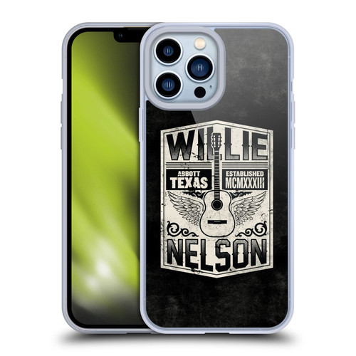 Willie Nelson Grunge Flying Guitar Soft Gel Case for Apple iPhone 13 Pro Max