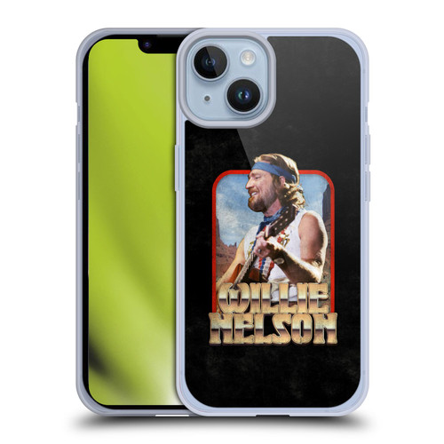 Willie Nelson Grunge Vintage Soft Gel Case for Apple iPhone 14