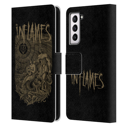 In Flames Metal Grunge Adventures Leather Book Wallet Case Cover For Samsung Galaxy S21 5G