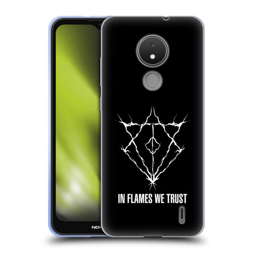 In Flames Metal Grunge Jesterhead Logo Soft Gel Case for Nokia C21