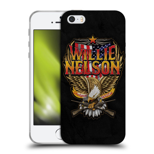 Willie Nelson Grunge Eagle Soft Gel Case for Apple iPhone 5 / 5s / iPhone SE 2016