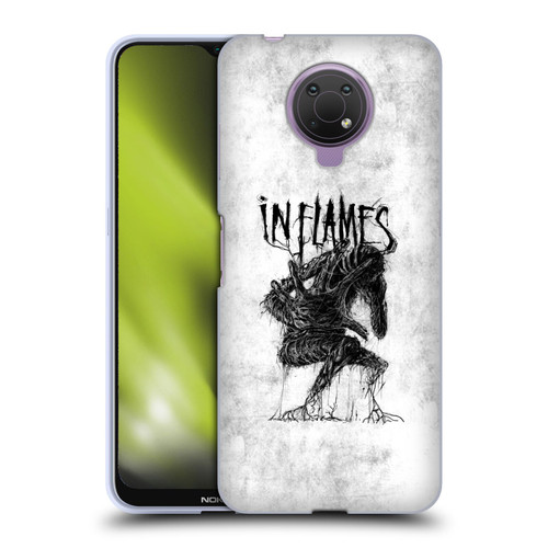 In Flames Metal Grunge Big Creature Soft Gel Case for Nokia G10