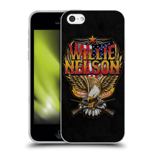 Willie Nelson Grunge Eagle Soft Gel Case for Apple iPhone 5c