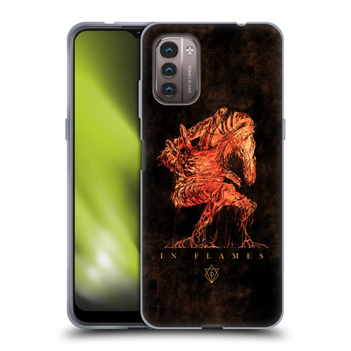 In Flames Metal Grunge Creature Soft Gel Case for Nokia G11 / G21