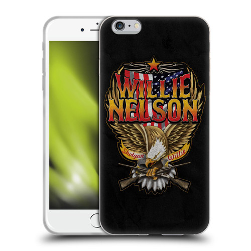 Willie Nelson Grunge Eagle Soft Gel Case for Apple iPhone 6 Plus / iPhone 6s Plus